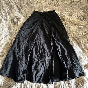 Free People Slit tie maxi skirt